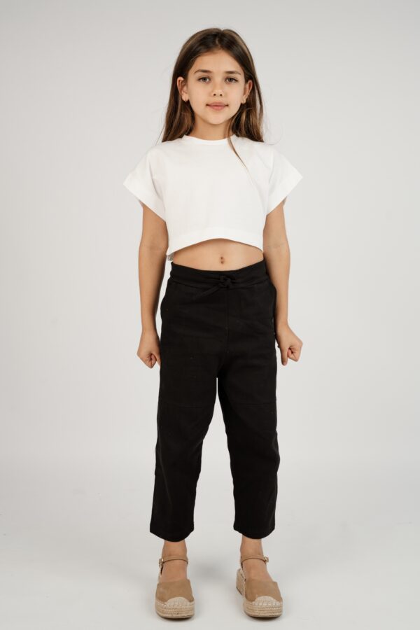 ⁦מכנס slim יוניסקס שחור⁩ – תמונה ⁦3⁩
