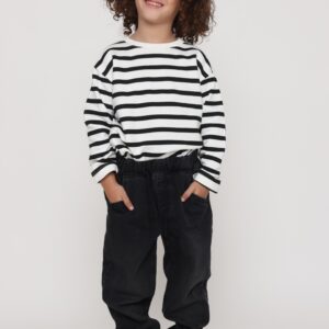 מכנס ג׳וג גינס שחור - 2-3Y