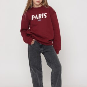 ג׳ינס שחור בגזרת mom - 6-7Y